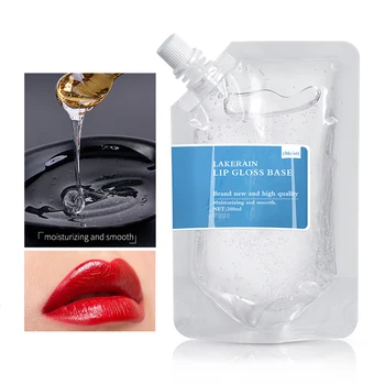 100 ml DIY Lip Gloss Kit Vlažilne Jasno, Lip Gloss Znanja Gel z Lipgloss Cev Pigment v Prahu Bleščice Okus Bistvo Aroma