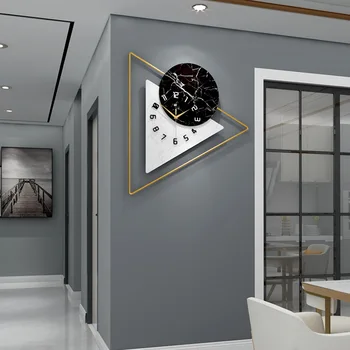 Nordijska luč luksuzni watch ustvarjalne osebnosti sodobne umetnosti preprosta stenska ura dnevna soba gospodinjski moda dekoracijo sten
