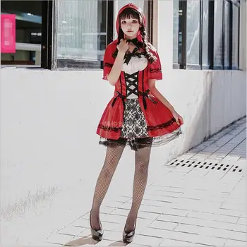 Japonski Letnik Gothic Lolita Obleko Cos Halloween Kawaii Sladko Vestidos Lolita Harajuku Cos Loli Princesa Obleko Set