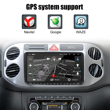 Večpredstavnostna GPS, Bluetooth, WiFi avtoradio 2 Din Android 10.1 MP5 Predvajalnik Audio Video 9 cm Za VW Passat, Golf Sedež Skoda