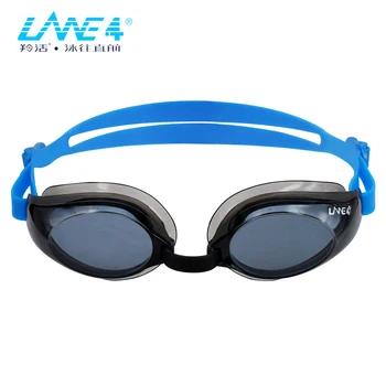 LANE4 Plavalna Očala, Hidrodinamični Design ,Anti-Fog ,UV Zaščita, Za Odrasle Moške, Ženske #360 Modra