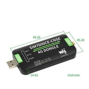 Waveshare SIM7600CE CNSE 4G KLJUČ Modula Polno Netcom Eno Anteno Industrijske Razred Internet Modul Za Windows/Linux