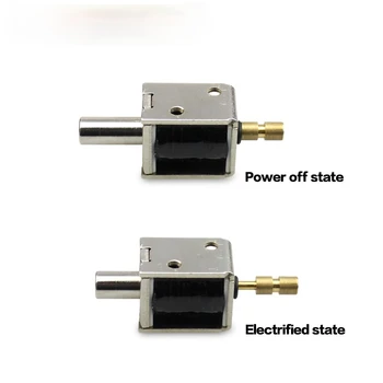 DC12V Mini električna ključavnica push pull magnetni ventil majhen predal za zaklepanje električni vijak zaklepanja majhna električna ključavnica 1pcs