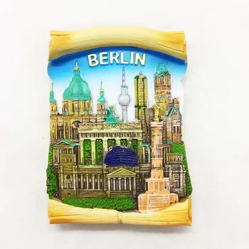 QIQIPP Evropske Nemčija Berlin točko turistični spominek magnet magnet hladilnik