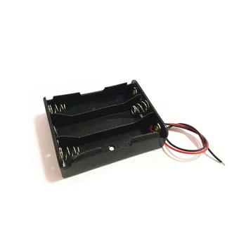 1PCS Črni Plastični 3x18650 Baterije Škatla za Shranjevanje Primeru 3 Reža Način DIY Baterije vpenjalno Držalo Posode Z Žico Vodi Pin