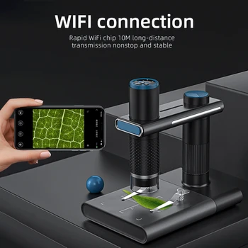 WiFi Prenosni Digitalni Mikroskop 50X-1000X 2MP USB Brezžični Android, iOS Baterijo Fotoaparata Lupa Za Popravilo Kože Pregled