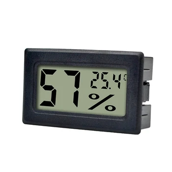Mini Digitalni LCD Zaprtih Priročno Temperaturni Senzor Vlažnosti Merilnik Termometer, Higrometer Gauge