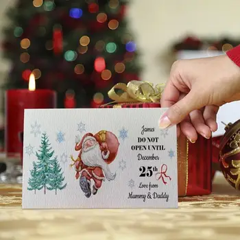Božično Darilo Kartice 5 KOS Denar, Kartice Za Denar Darilo Božič Vesel Božič Denar, Denar Darilne Kartice Imetnikov Denarnice Počitnice Kartice