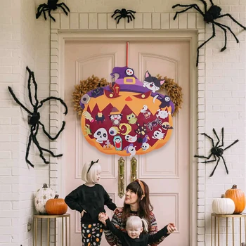 Halloween Počutil Mačka Okraski Bučna Duha Obeski Halloween Dekoracijo Za Dom Vrat Visi Znaki Otroci Igrače