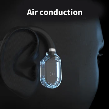 Kostno Prevodnost Slušalke DYY-1 Bluetooth 5.0 Brezžični Nepremočljiva Udobno Uho Kavelj Lahka Teža, Ne V uho Športne Slušalke