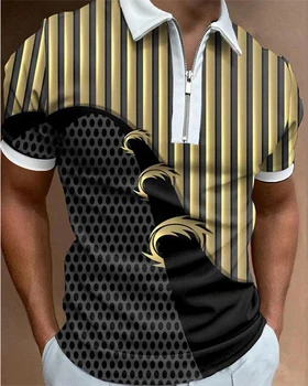 S-5XL Moške Priložnostne Poletje Kratek Rokav Majice Polo Moški Moški Zip Tee Rokavi Moški Vrhovi Ulica Golf Oblačila, Oblačila Za Moške 2022