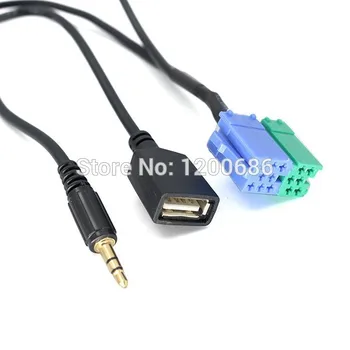 3,5 MM USB Priključite Avdio Kabel Aux Kabel, CD Player z MP3 kabel Za Hyundai Kia Sportage Akihabara