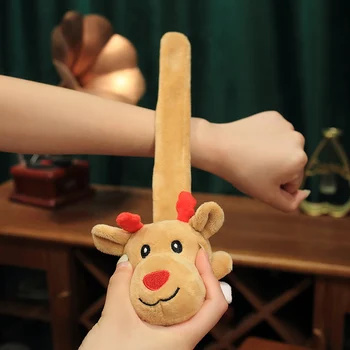 Božič Decro Pop Krog Elk Božično Drevo Lepo Mehka Lutka Varnost Manšeta Malo Darila Za Otroke