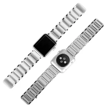 Najnovejši Zapestje Traku Za Apple Watch 4 44 mm, iz Nerjavnega Jekla Magnetno Zaponko Watch Band Za Apple Serija 1 2 3 Watchband 42mm