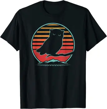 Sova Retro Vintage 80. Slog Birding Estetske Tumblr Ulzzang Moških Harajuku Priložnostne Poletja T-shirt Droshipping