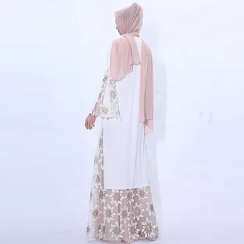 Abaya Dubaj Tam Kaftan Kimono Jopico Muslimansko Obleko Flare Rokavi Ženske Abayas Jilbab Oblačilih, Turški Islamska Oblačila Femme Musulmane
