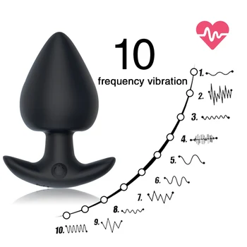 Brezžični Daljinski Z Vibriranjem Analni Čep Vibrator Butt Plug Analni Vibrator Za Moške Prostate Massager Vibrator Spolnih Igrač Za Moške Odrasle Igrača