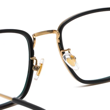Reven Jate 3091 Čistega Titana Očal Okvir Moški Letnik Kvadratnih Kratkovidnost Optični Recept Očala Okvir Moških Nova Očala