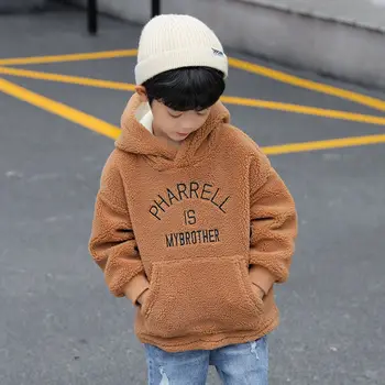 Otroške zimske slog baby fantje' kašmir pulover za otroke zgosti kašmir topel pulover za otroke zahodno-slog hoodie