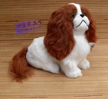 Novo simulacija Pekingese igrača za psa smolo in krzna, ki je sedel pes model darilo o 27x17x25cm 1867