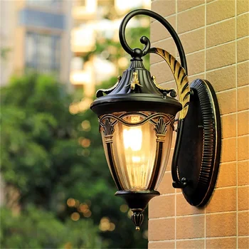 86LIGHT na Prostem Stenska Svetilka Klasične Luči Retro LED Sconces Neprepustna za Dekoracijo Doma