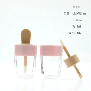 50pcs 5ml Moda Lip Gloss Cevi Prazno Steklenico Sladoled Ustnice Glazura Posoda DIY Prazno Cev Lupini Šminka Polnjenje Prazne Steklenice