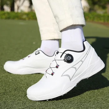 Nov slog Profesionalni Golf Čevlji Spikeless Nepremočljiva Golf Nosi za Moške, Visoke Kakovosti Hoja Čevlji Golfisti Hoja Superge