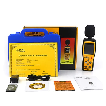 Nove Digitalne Zvočne Ravni Hrupa Meter AS844+ Decibel Avdio Tester 30~130 dBA Barvni LCD-Zaslon Avtomobilske Mikrofon db Meter