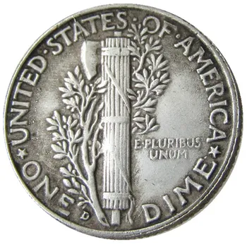 NAS 1929 P/S/D živo Srebro Glavo Dimetanonaftalen Silver Plated Kopija Kovanca