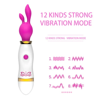 OLO Rabbit Vibrator AV Palico Vibrator Čarobno Palico Klitoris Spodbujanje 12 Hitrost Ženska Masturbacija Sex Igrače za Žensko Odraslih Izdelka