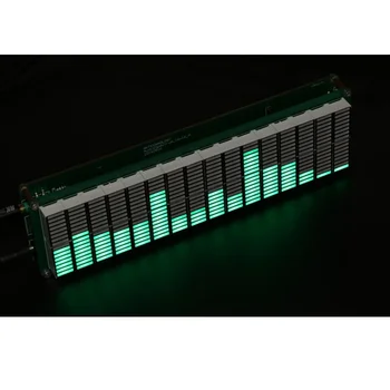 AIYIMA 16 ravni LED Glasba, Zvočni Spekter kazalnik Ojačevalnik Odbor Zelene Barve, Nastavljiva Hitrost Z AGC Način DIY KOMPLETI