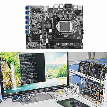 12 GPU B75 Rudarstvo matična plošča+PROCESOR+CPU Ventilator+Napajalni Kabel+Switch Kabel 12X USB3.0(PCIE) LGA1155 DDR3 RAM SATA3.0 Za BTC/ETH