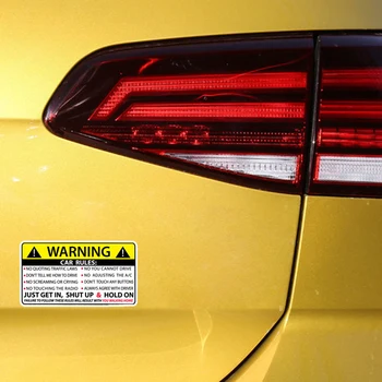 Avto Varnost Opozorilo Pravila Nalepko kartice, Nalepke za BMW X7 X1 M760Li 740Le Jeep Patriot Santafe i20 i30