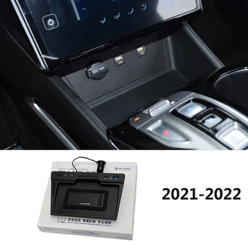 15W Avto Brezžično Polnjenje Polnilnik Za Hyundai Tucson Hitro QI Telefon Polnjenje Pad Tablice Dodatki 2021 2022