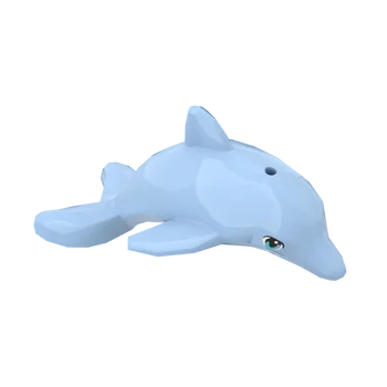 10PCS MOC Združuje Delcev 13392 Dolphin Scene Dekoracijo Približno 4 cm gradniki Nadomestni Deli Igrače Za Otroke Darilo