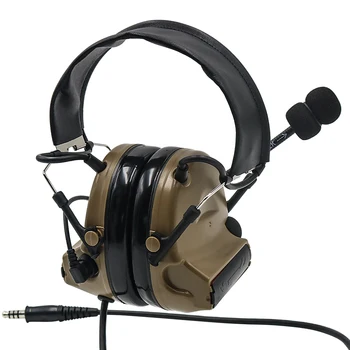 Taktično Slušalke Comtac II Vojaške Airsoft Hunti Slušalke Zmanjšanje Hrupa Pickup opreme za Varovanje Sluha, Comtac Taktike, Naušniki, DE