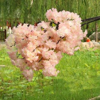Umetne Rože Simulacije Češnjev Cvet Veje Poročno Dekoracijo Ponaredek Pear Tree Veje Rože Cvetenja sztuczne kwiaty
