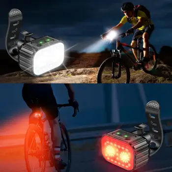 Kolo Svetlobe, Polnilne, Zadnje Luči LED Kolesarske Svetilke Spredaj, Razsvetljava Luč USB MTB Cesti Luč Žarometov Kolesarske Opreme