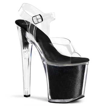 Rncksi 20 cm visoke pete nepremočljiva platformo 10 cm klub bar ples model čevljev visoko rast uspešnosti Plesni sandali