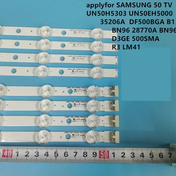 8pcs LED osvetlitvijo trakovi za Samsung UN50H6203 UN50J6200 UN50H6201 UN50H5203 UN50EH5000 BN96-28770A 28771A BN96-35206A 35207A