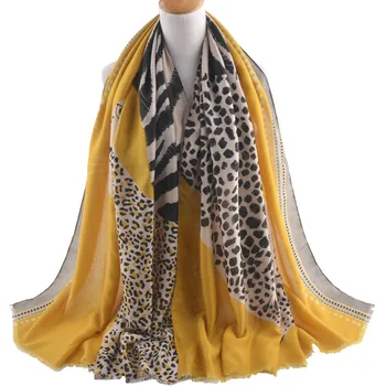 Zimski modni toplo sjaal,keper bombaž tiger tiskanja glavo, šal,živali tiskanja leopard šal,cape femme šali obloge,foulard dekleta