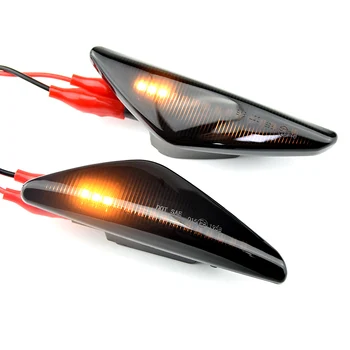 LED Dinamični Vključite Opozorilne Luči Strani Fender Marker Lučka Zaporedno Lučka Za BMW X3 F25 X5 E70 X6 E71 E72 2008-