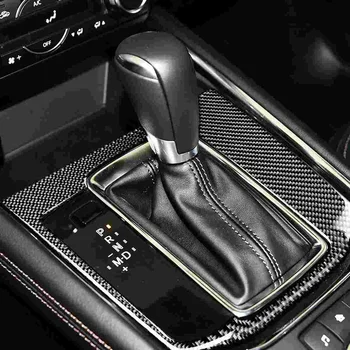 1 PC Styling Dekorativni Ogljikovih Vlaken Prestavi Plošča Okvir Nalepko Nalepko za Mazda CX-5 2017-2018