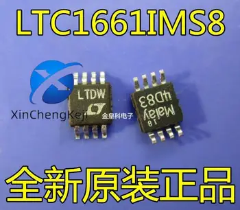 30pcs izvirno novo LTC1661IMS8 LTDW 10 bitni DAC Digitalno Analogni Pretvornik MSOP-8