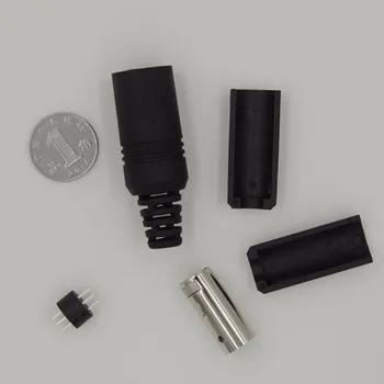 DIN moški Rolerji Vtič Priključek 9 Pin Mini-DIN adapter za Spajkanje z Plastični Ročaj