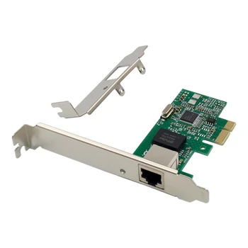 PCI E X1 I210AT Single Port Gigabit Server Omrežno Kartico priključek RJ45 Ethernet, Omrežna Kartica 1000M ena Vrata Ethernet NIC