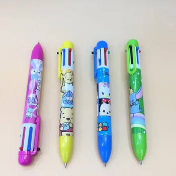 36PCS strip Disney Minnie Dumbo neto rdeče priljubljena 6-barvni pritisnite kemični svinčnik ustvarjalne multi-barvni svinčnik šolske potrebščine darilo