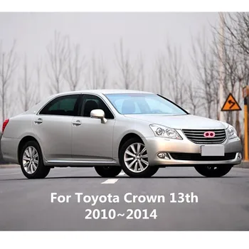 Za Toyota Crown 13. 2010 2011 2012 2013 Ogljikovih Zadnji Strani Ogledala, Vizir Kritje Palico Trim Ščit Obrvi Dež, Sonce 2pcs