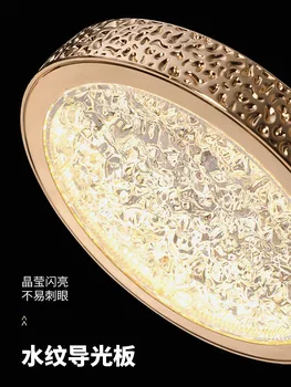 VROČE PRODAJAJO Moderno Led Krog Obesek Luči Crystal Ring Viseče Svetilke Zlato Postelji Razsvetljava Dekoracija Vrtljiv Luksuzni Droplight