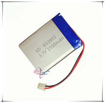 Li-po XHR-2P 2.54 3,7 V 1500mAh 653953 litij-polimer batterystory pralni diktafon